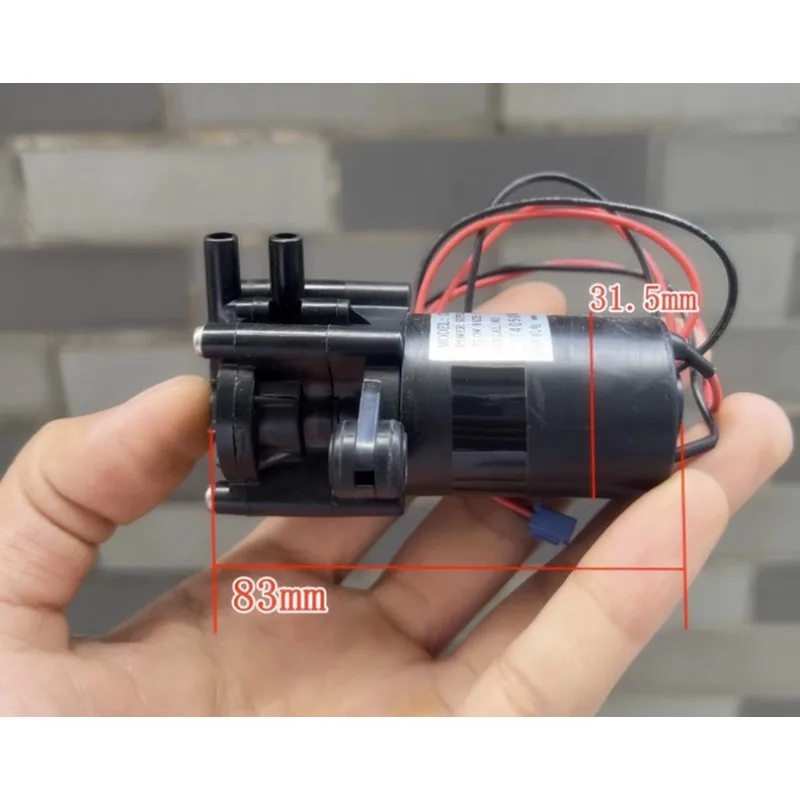 Small gear pump DC 12V 385 water pump Micro pumping unit High pressure gear pump Bidirectional self priming pump