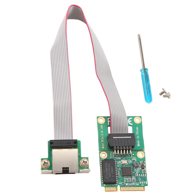 A40Z-Mini Pcie 2.5G Ethernet Card RJ45 Network Adapter Gigabit Network Adapter Mini Pci-E 2500Mbps RJ45 LAN Controller Card