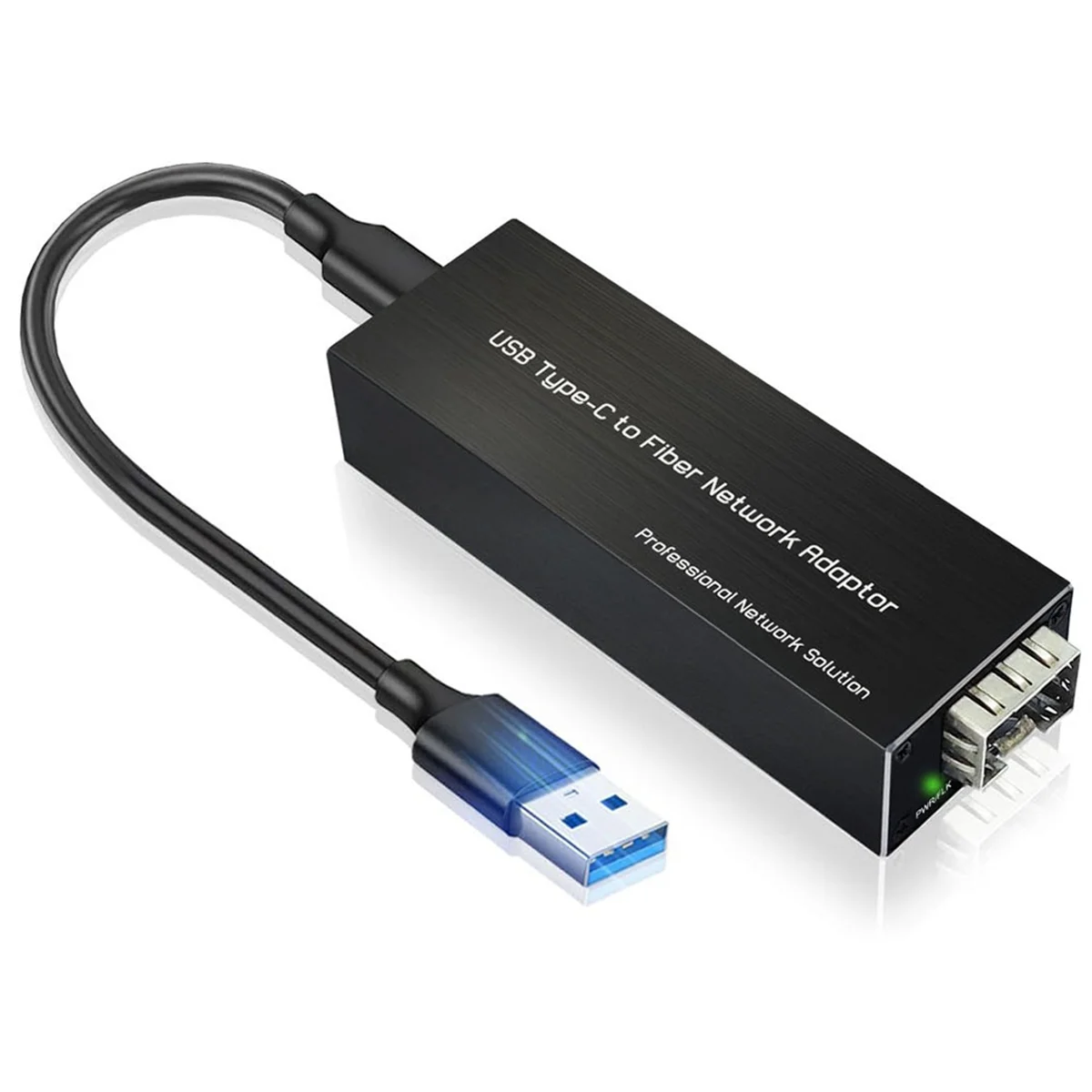 A18Z USB-C to SFP Gigabit Ethernet Adapter USB3.0 Type-C to 100/1000Base-X SFP Network Card