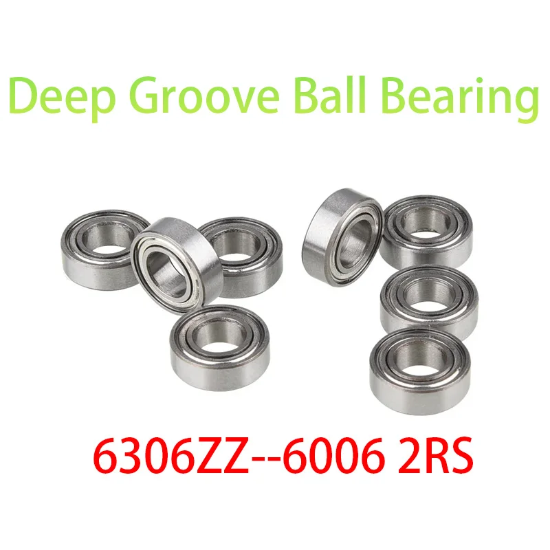 6306 1PCS/100PCS  6300-2RS High Quality  6304ZZ  6906ZZ  2RS  ZZ 17x47X14 mm Miniature Rubber seal Deep Groove Ball Bearing