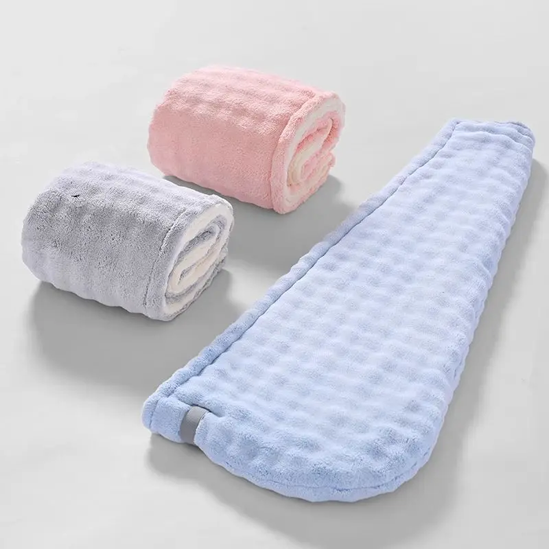3 Pack Microfiber Hair Towel Wrap Ultra Absorbent Quick Dry Soft Plush Bath Cap For Women Curly Long Wet Anti Frizz Bathroom Use