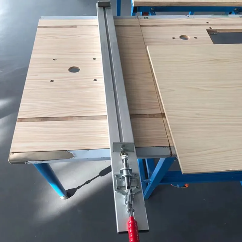 New Wood Board Clamp for Flip Saw & Electric Circular Saw, Guide Ruler Fixing Clip Fixture, Woodworking Cutting Tool
