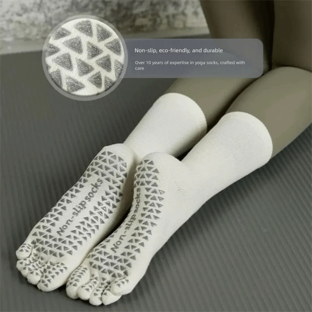 

With Separate Fingers Five Finger Socks Short Tube Thin Low Cut Ankle Sports Socks Sweat-absorbing Anti Friction