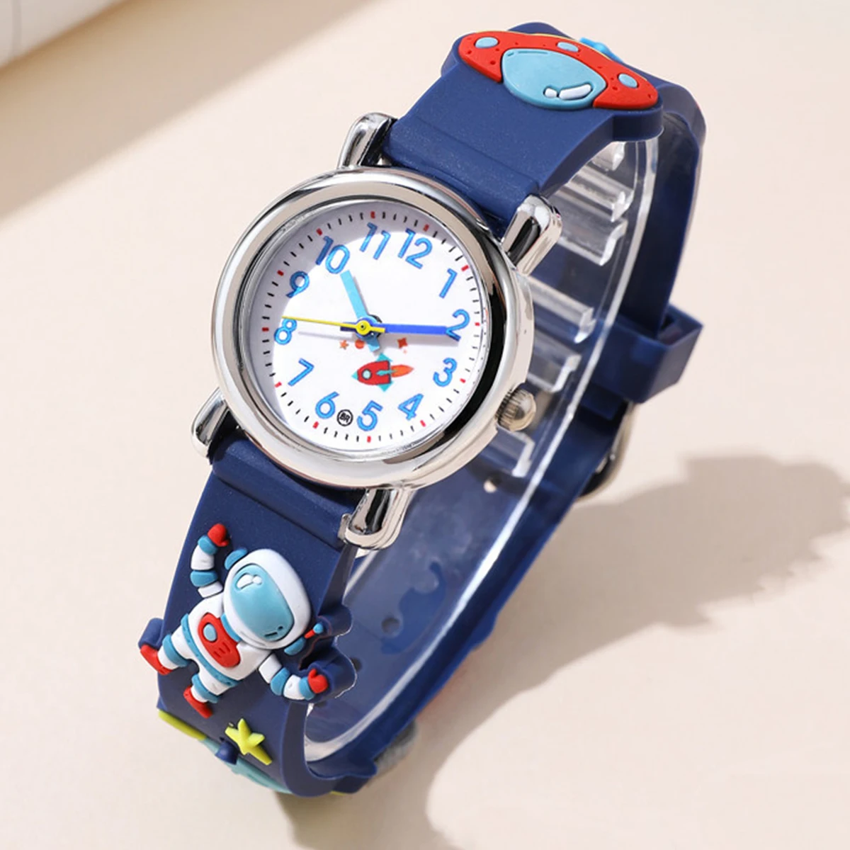 Orologio da regalo per studenti della ragazza del ragazzo del nastro di plastica di colore dell\'orologio dei bambini della serie del modello