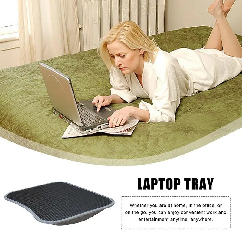 Multifunctional Small Laptop Desk Foam Particles Pillow Bed Table Writing Borad & Hard Leather Large Gaming Mouse Pad