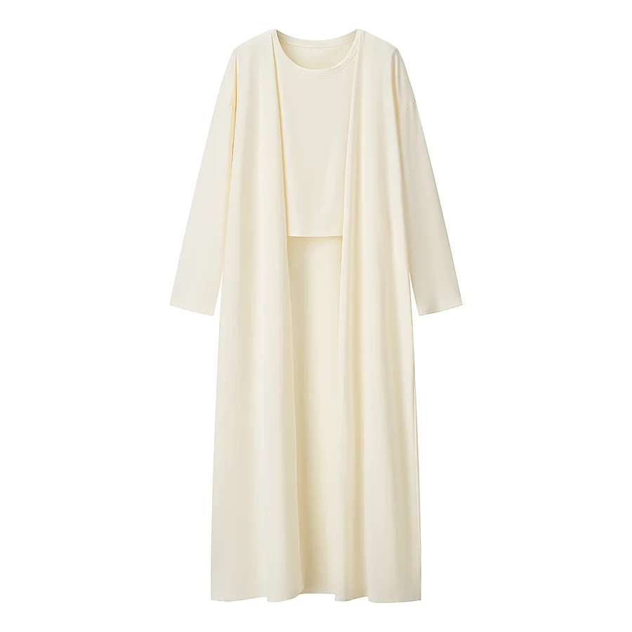 JNLEAOG Autunno delle nuove donne Faion Design maglione lavorato a maglia 3 pezzi Set Pendolarismo Sle Pantaloni lunghi a vita alta rotondi Ne ort Sl...