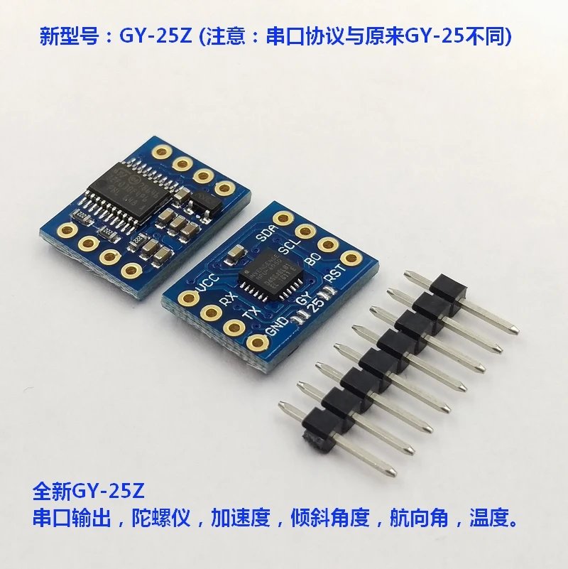 

GY-25Z New Version of the Serial Gyroscope Acceleration Angle Tilt MPU6050 Sensor Module