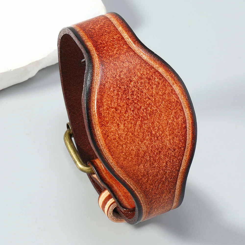 4 color Vintage Genuine Leather Bracelet for Men