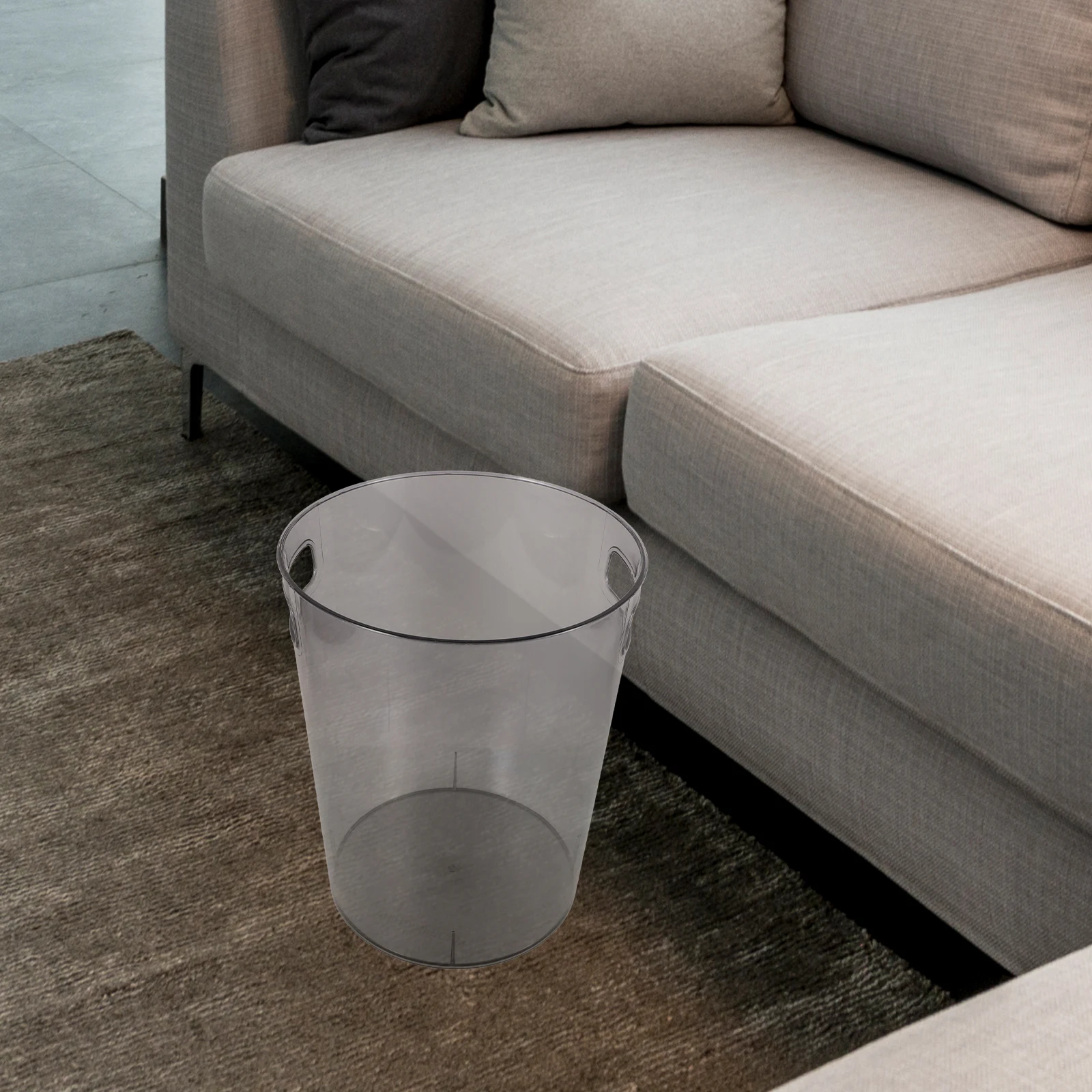 

Creative Trash Can Storage Basket Plastic Bedroom Office Garbage Container Bin Desk Bathroom Kitchen Litter Box Thickened