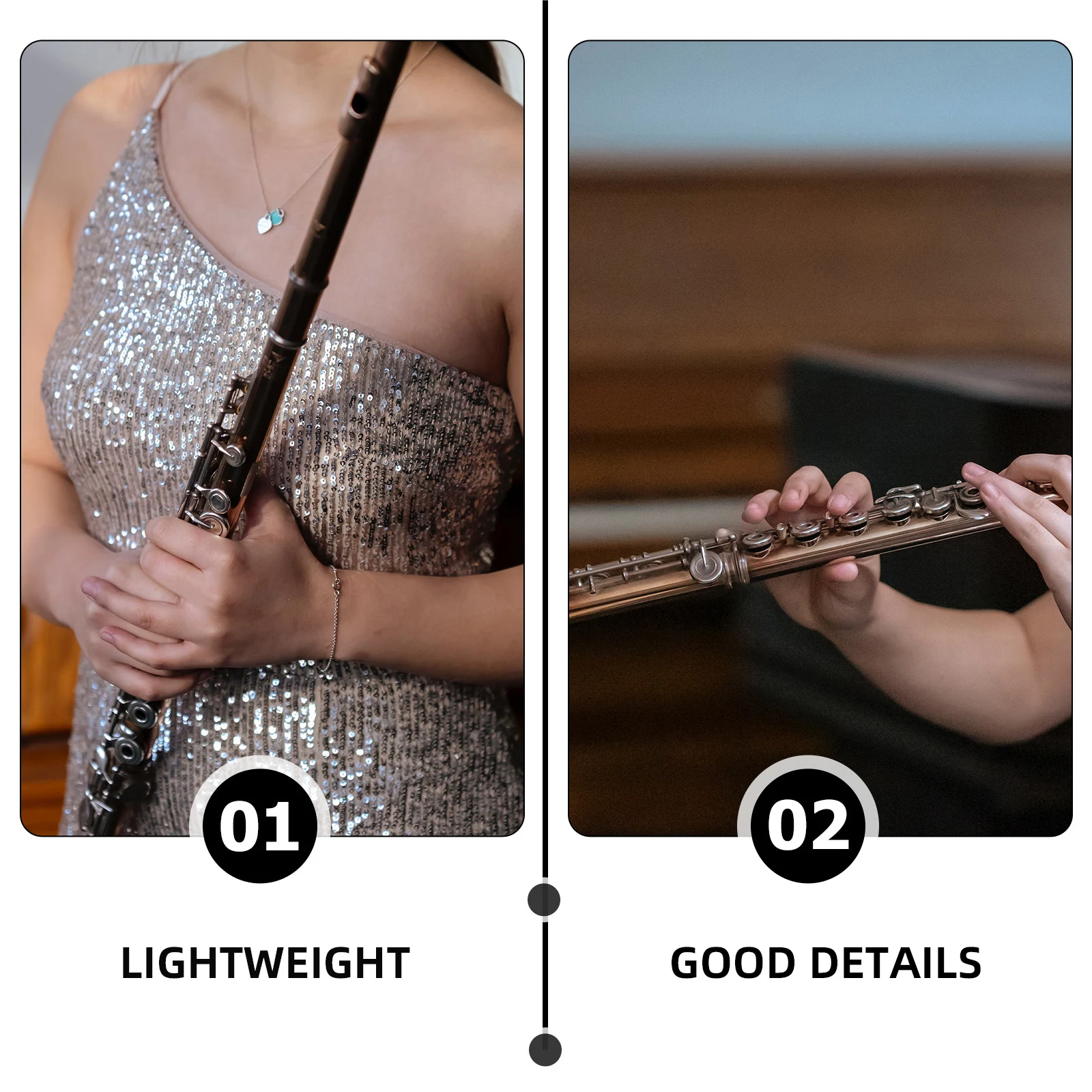 

10Pcs B-Flat Clarinet Accessories Practical Durable Plastic Voice Mouths Professional Music Supplies Practical Voice Mouths