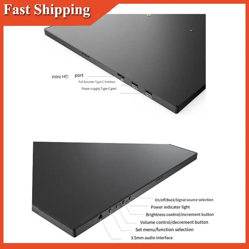 ที่มีประสิทธิภาพสําหรับ Waveshare 15.6 นิ้ว LCD Touch Monitor (C), 1920 × 1080 Full HD, หน้าจอ IPS Optical Bonding แผงกระจกแกร่ง EU