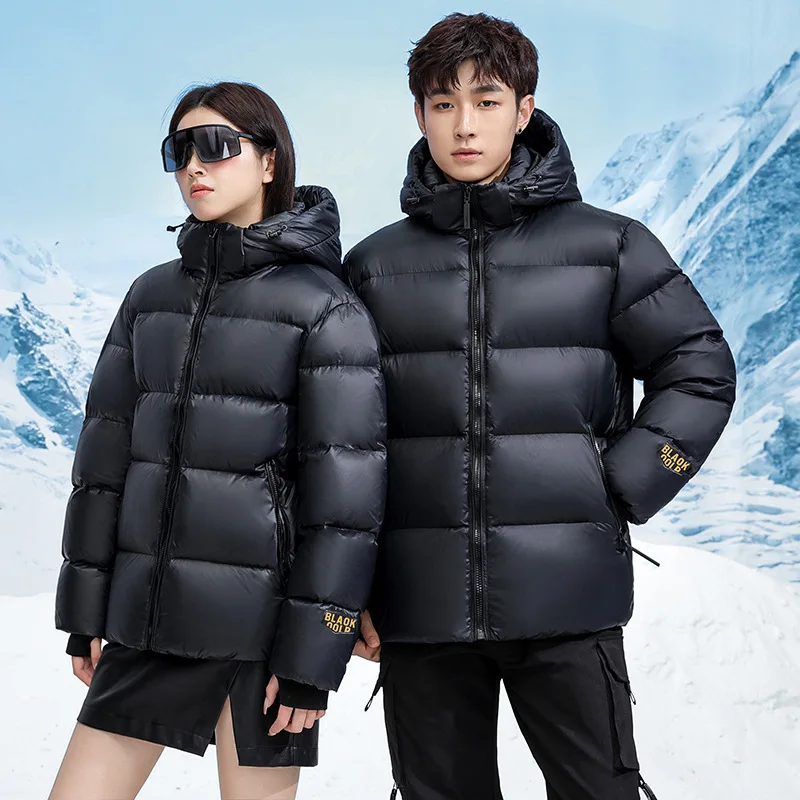 Hooded Black Gold High-end Puffer Jacket For Men & Women Jackets Coats Men Clothing Doudoune Homme Ropa Hombre Chaqueta JK-983