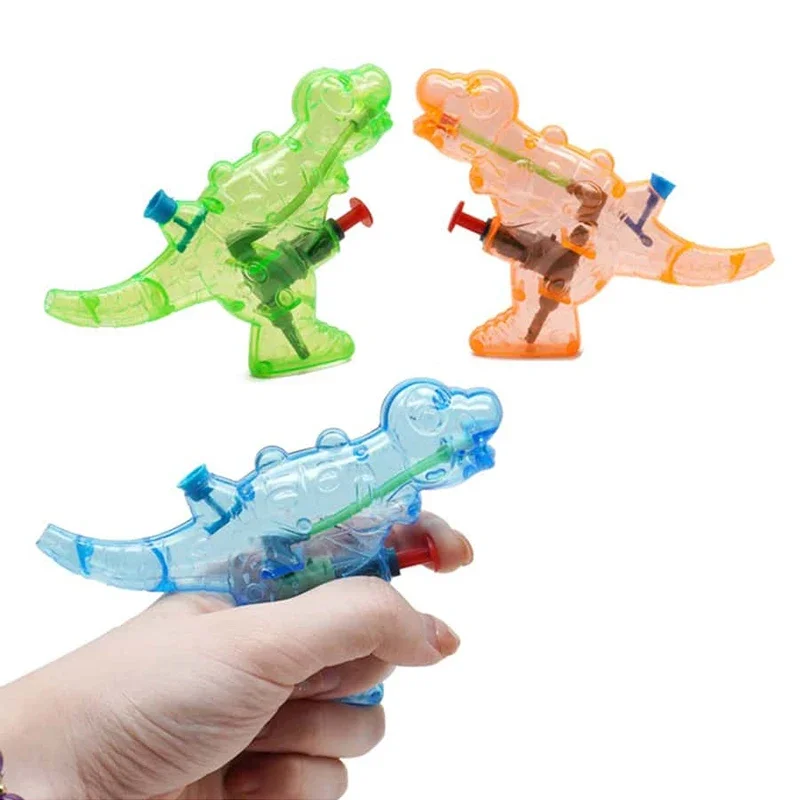 3 Stuks Dinosaurus Waterpistool Kinderen Speelgoed Pers Type Mini Waterpistool Strand Water Speelgoed Speelgoed Zomer Buiten Transparante Effen Kleur Tmz