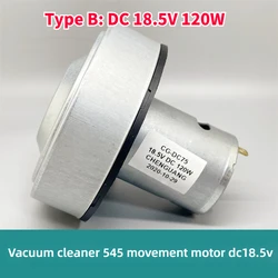 Electric Blade Fan Motor DC 18.5V 120W 7.2V 70W High Speed Power Simple Vacuum Cleaner Powerful Suction Home Cleaning Tools DIY