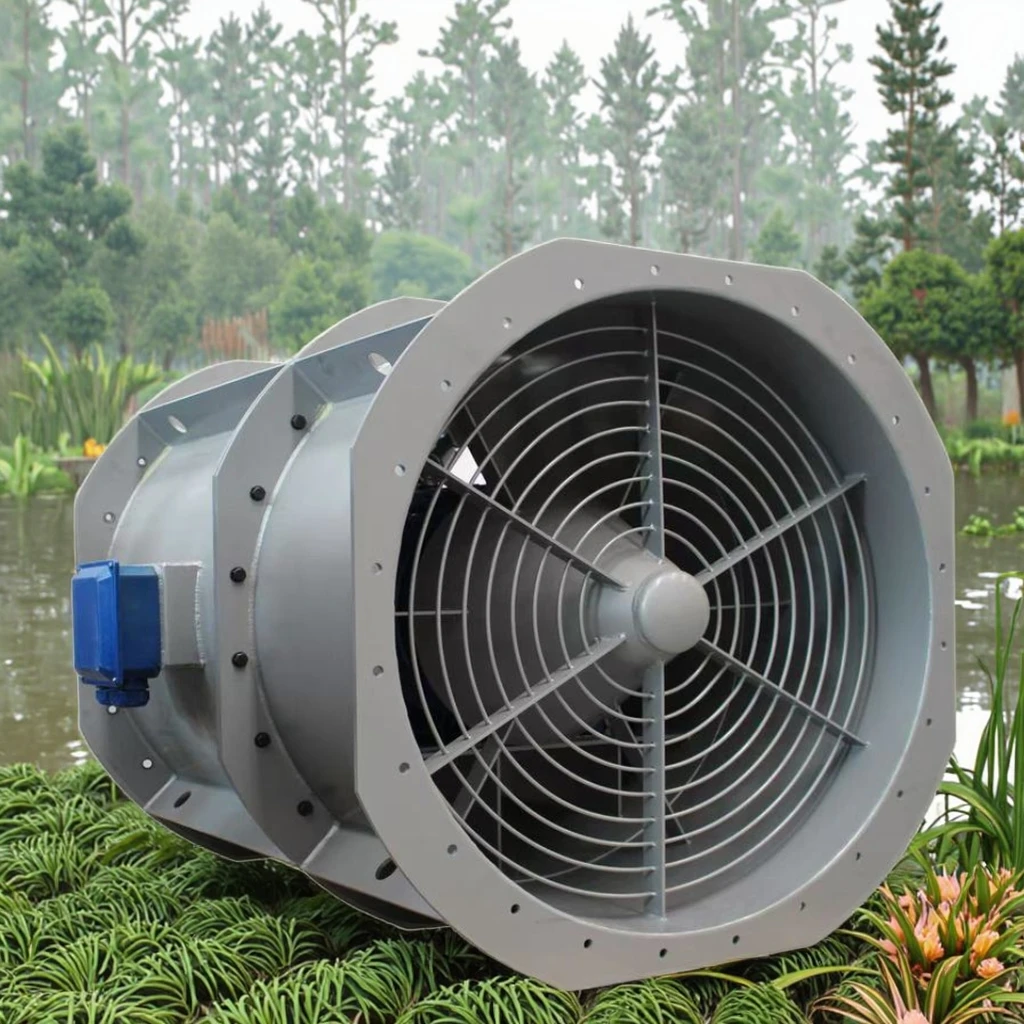 

High Power 19000CFM Stainless Steel Upblast Roof Fan Free Standing Exhaust For Restaurant Grease Agricultural Areas Factory
