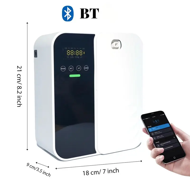 ABBK-Hotel Wall-Mounted Scent Machine For Large Area Capacity Aroma Diffuser High Power For Home Lobby Fragrance Machine EU Plug