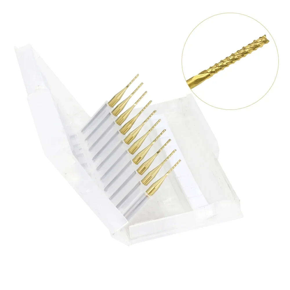 PCB Milling Cutter CNC  Bit 0.5mm Paw Carbide End Mill Coated 1.0mm For  Machine