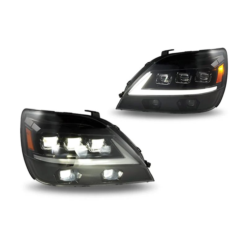 LED Headlights Lens For 1998-2002 Lexus RX300 Pair