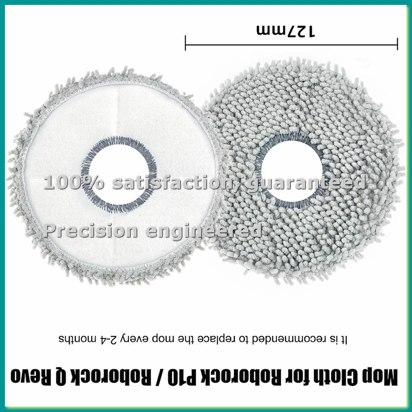 

Запасные части для робота-пылесоса Q: основная щетка, боковая щетка, мешки для пыли, набор аксессуаров для салфеток-тряпок - AC17