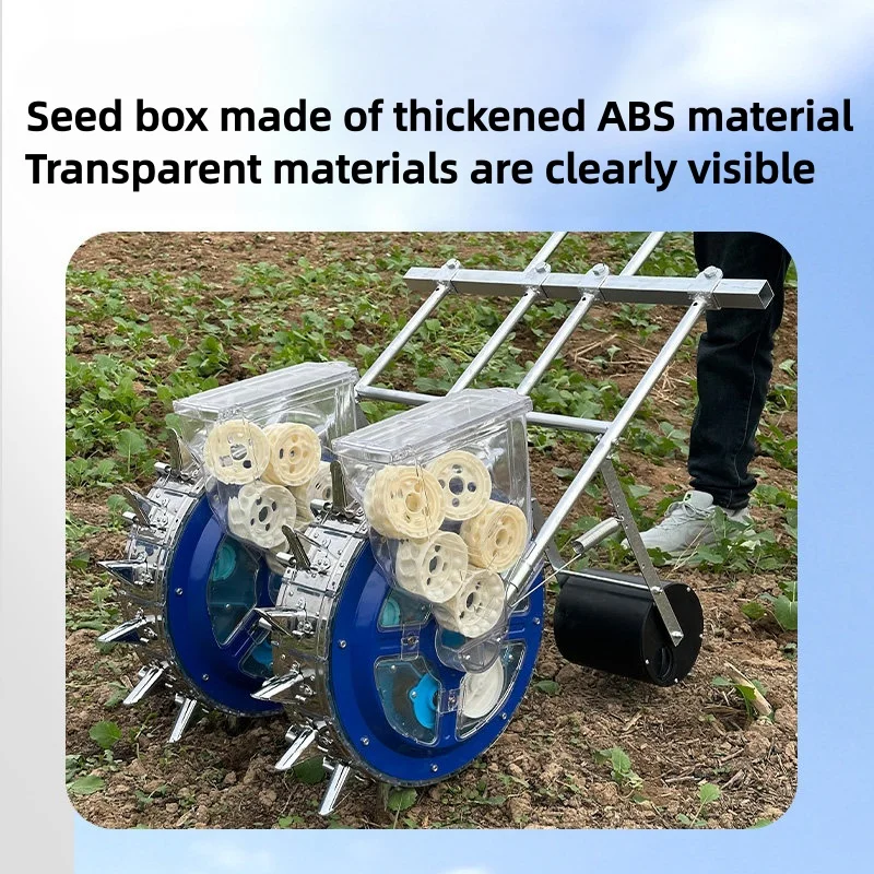 Double-row Precision Sowing Machine Hand-push Point Sowing Machine Multi-functional Corn Soybean and Peanut Sowing Equipment