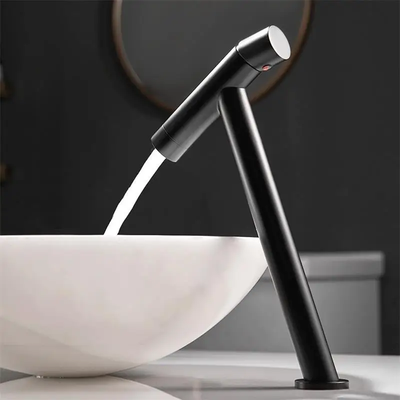 

Manufacturer's cross-border exclusive supply of all copper basin faucets, black chrome plated brushed gold faucets