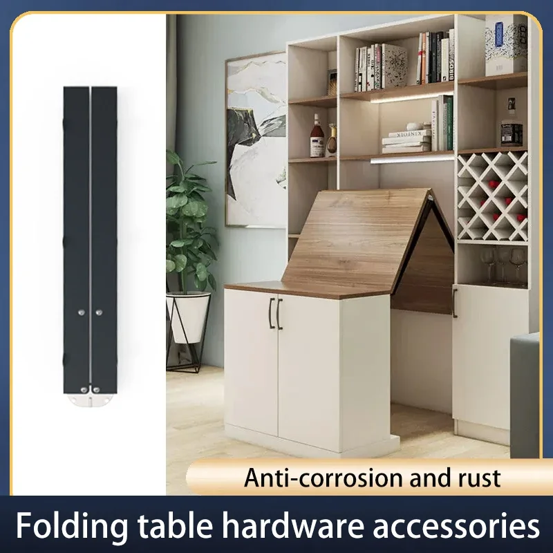 Multifunctional Flip-up Folding Dining Table Hardware Hidden Desktop Folding Connector Flip-up Table Hardware Desk Hinges