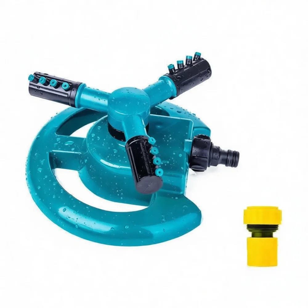Rotating Lawn Sprinkler Automatic 360 Irrigation Water Nozzle Garden Watering System Yard Outdoor Plant Care Equipment