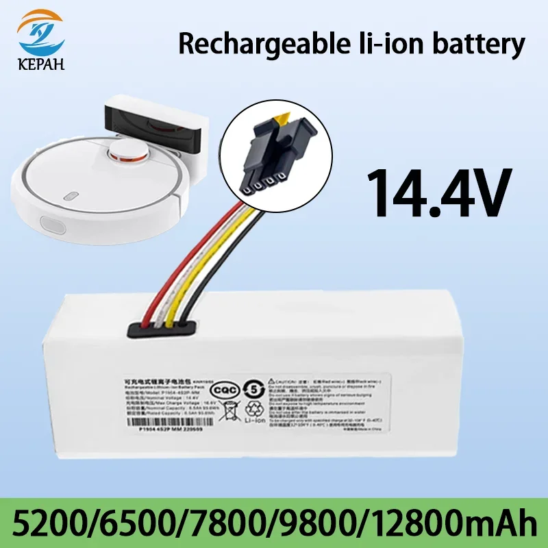 

14.4V 4S1P large capacity battery 1C P1904 suitableforcustomized Mijiami G1 sweeping robot 1C discharge durable and long-lasting
