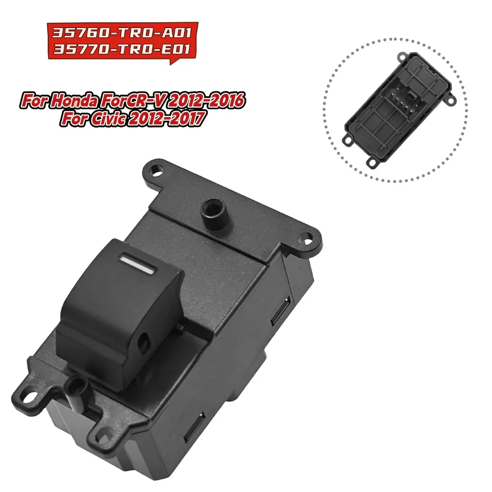 Car Window Lifting Switch for Honda For CR-V 2012 2013 2014 2015 2016 Replaces 35760-TR0- for a01 35770-TR0-E01 Direct Bolt-On