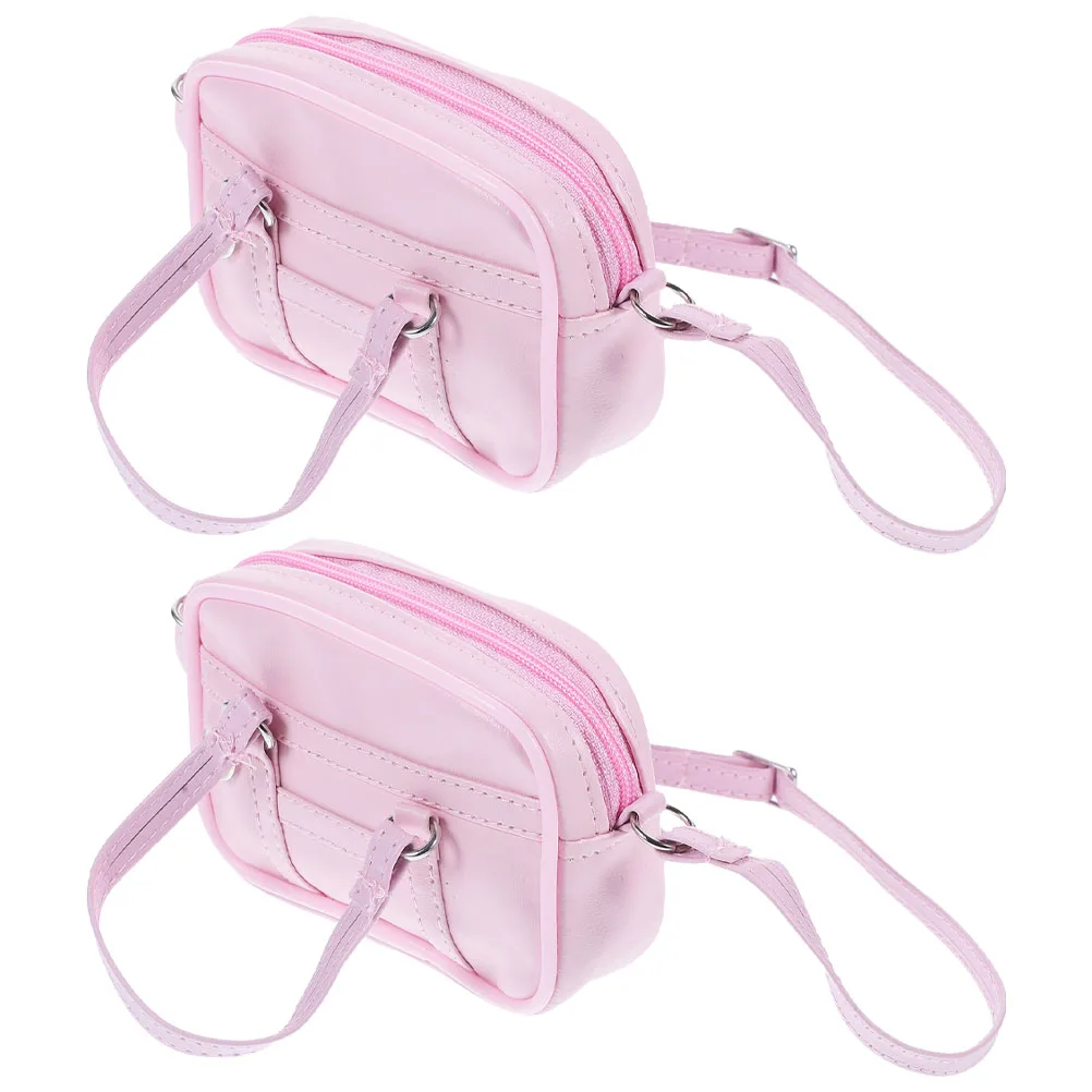 

2 шт. мини-сумка для 18-дюймовой сумки через плечо, кошелек, аксессуары для костюмов, миниатюрная сумка-саквояж, украшение