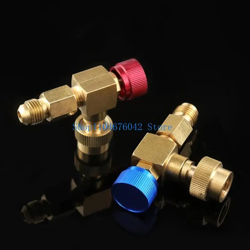652F Brass Refrigerants Valves With Reinforced Seal Nonslip Control For HVAC Repair