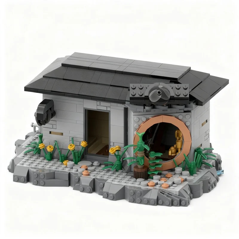 980pcs MOC Ninjia Grand Sensei Dareth's Mojo Dojo Model Building Blocks Christmas Gift Collection Creative Education Birthday 3D