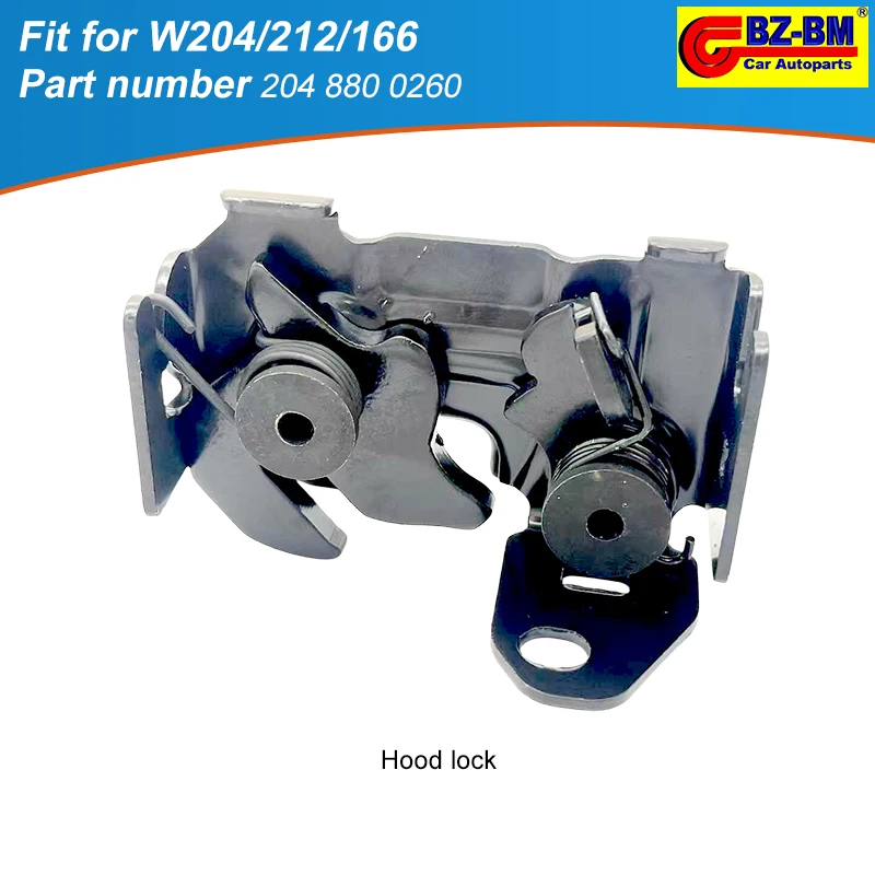 

OEM 2048800260 A2048800260 For Mercedes-Benz W204 W212 W166 X166 Gle Ml Gl C260 Car Bonnet Hood Safety Lock Latch Catch
