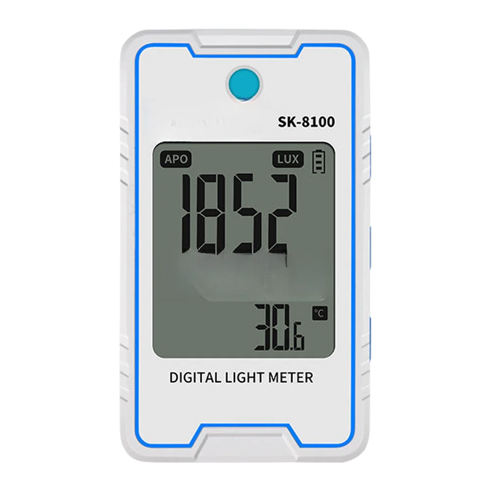 Illuminometer for Stroboscopic Light Testing Compatible with Lithium Battery Devices Measures 0.1 to 999900 Lux