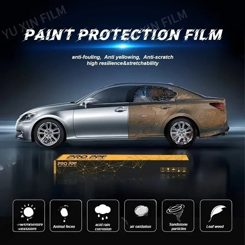 

Xiangyin High Stretch Transparent Car Ppf Film TPU Car Paint Protection PPF Film Self Healing TPU PPF Paint Protection Film