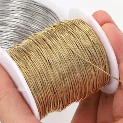 2Meters/lot Gold Color Stainless Steel Fine Snake Chains for Necklace Bracelet Jewelry Making DIY Findings Chain Components