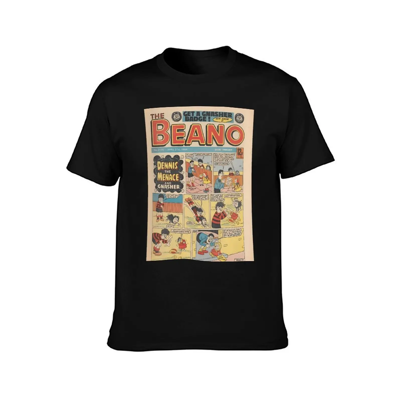 Vintage/Retro 1984 Beano Front cover. Classic Dennis the menace and Gnasher, vintage style. T-Shirt