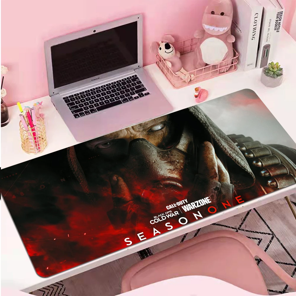 Call Of Duty Warzone Mouse Pad Anime Gaming Accessories Keyboard Gabinete PC Gamer Desk Mat Laptop Varmilo Tapis Souris Mousepad