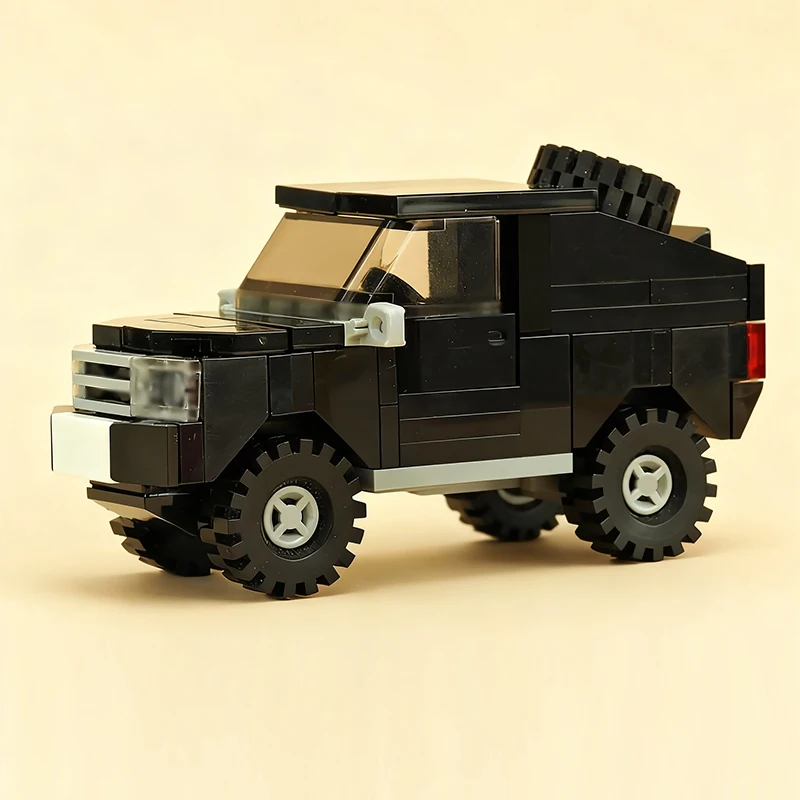City Car Model MOC Building Bricks Racing Sport Utility Vehicle Modular Technology Children Holiday Gifts Assemble Toys Suit