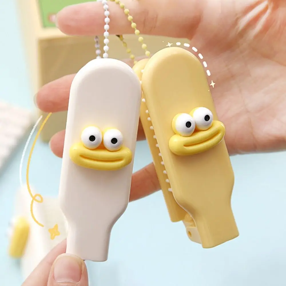 Small Comb Cute Big Mouth Folding Comb Funny Cartoon Air Cushion Combs Portable Environmental Hairdressing Comb Student