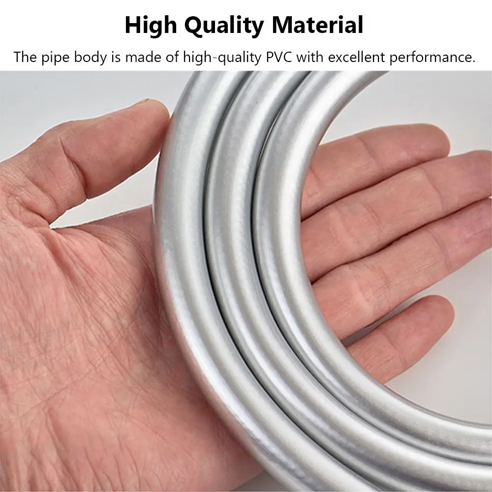 High Pressure Universal Interface Bidet Pipe Explosion-proof Handheld Shower Head Hose PVC Water Tube