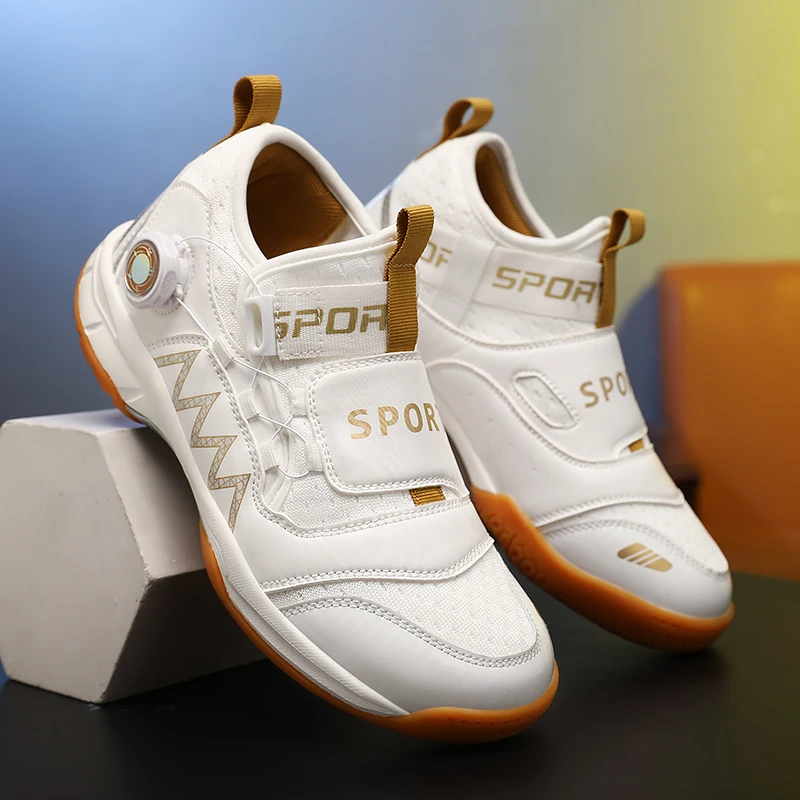 New Boys Badminton Shoes Tennis Lightweight Volleyball Shoes Ping Pong Indoor Sport Sports Shoes Professional Training Sneakers