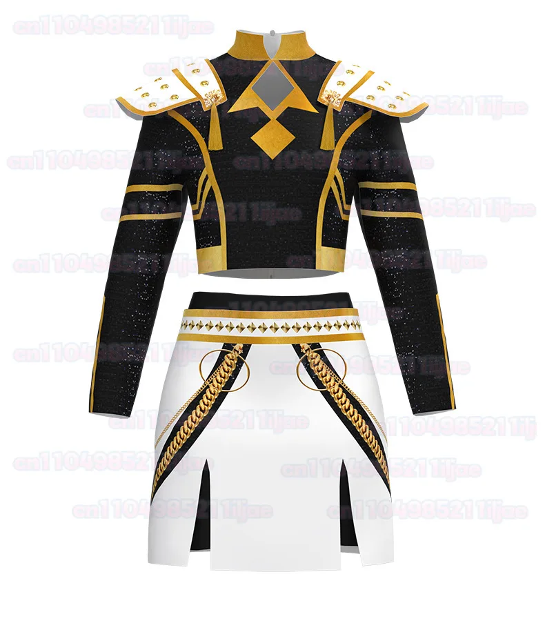 Kpop زوي تأثيري حلي النساء الفتيات شيطان الصيادين ميرا تأثيري الملابس مجموعة يتوهم هنتركس فستان هالوين ملابس تنكرية للحفلات مجموعة