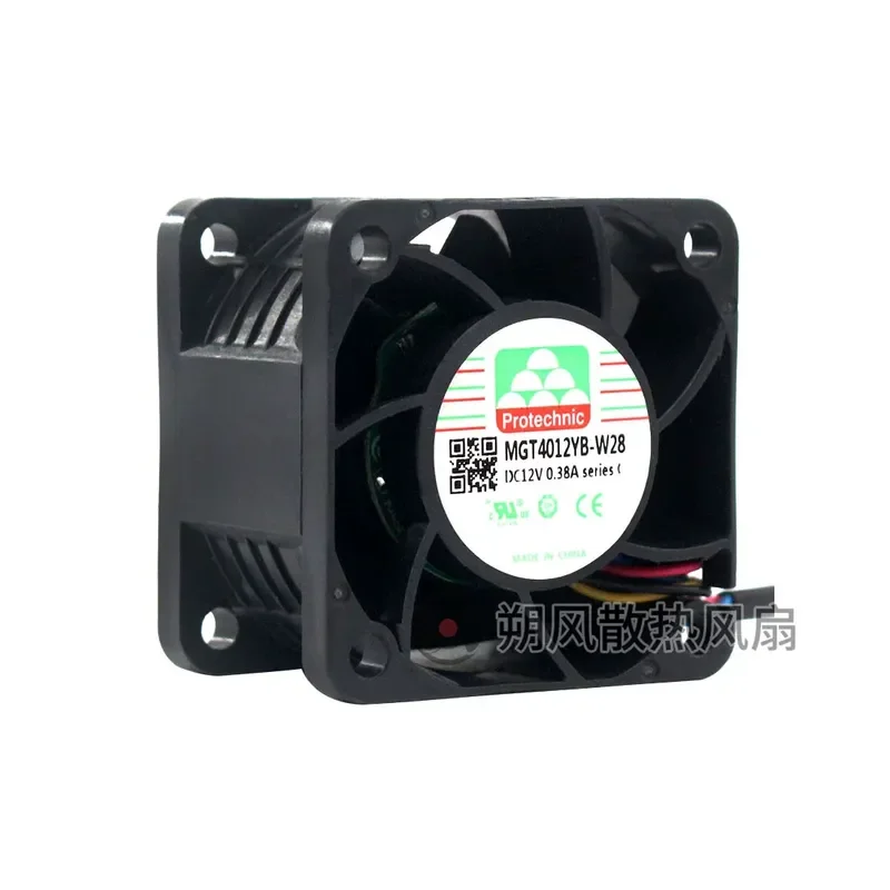 for Yongli MGT4012YB-W28 4028 4CM 12V 0.38A PWM Temperature Control Fan for Switch Main Board Cooling