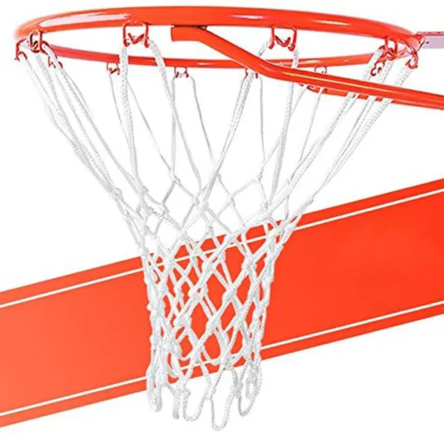 High Quality Durable Standard Size Nylon Thread Sports Basketball Hoop Mesh Netpromote sales