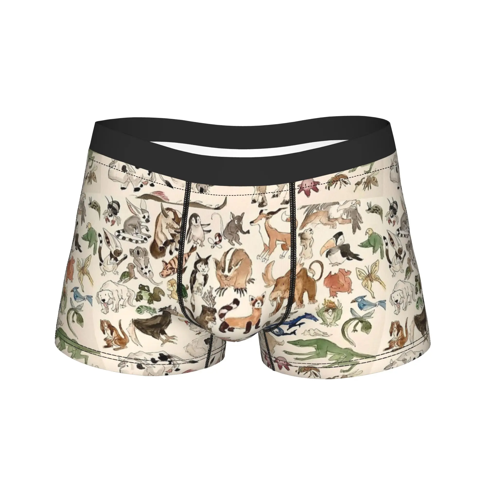 Avatars Animal Character Avatars Airbender Underwear  Men Shorts Briefs Novelty Trunk Quality Printing Plus Size Underpants