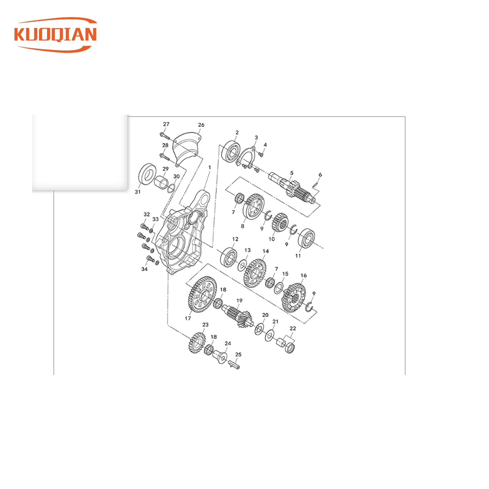 

L Drive Mechanism FOR HISUN 1000 OEM P012000223110001