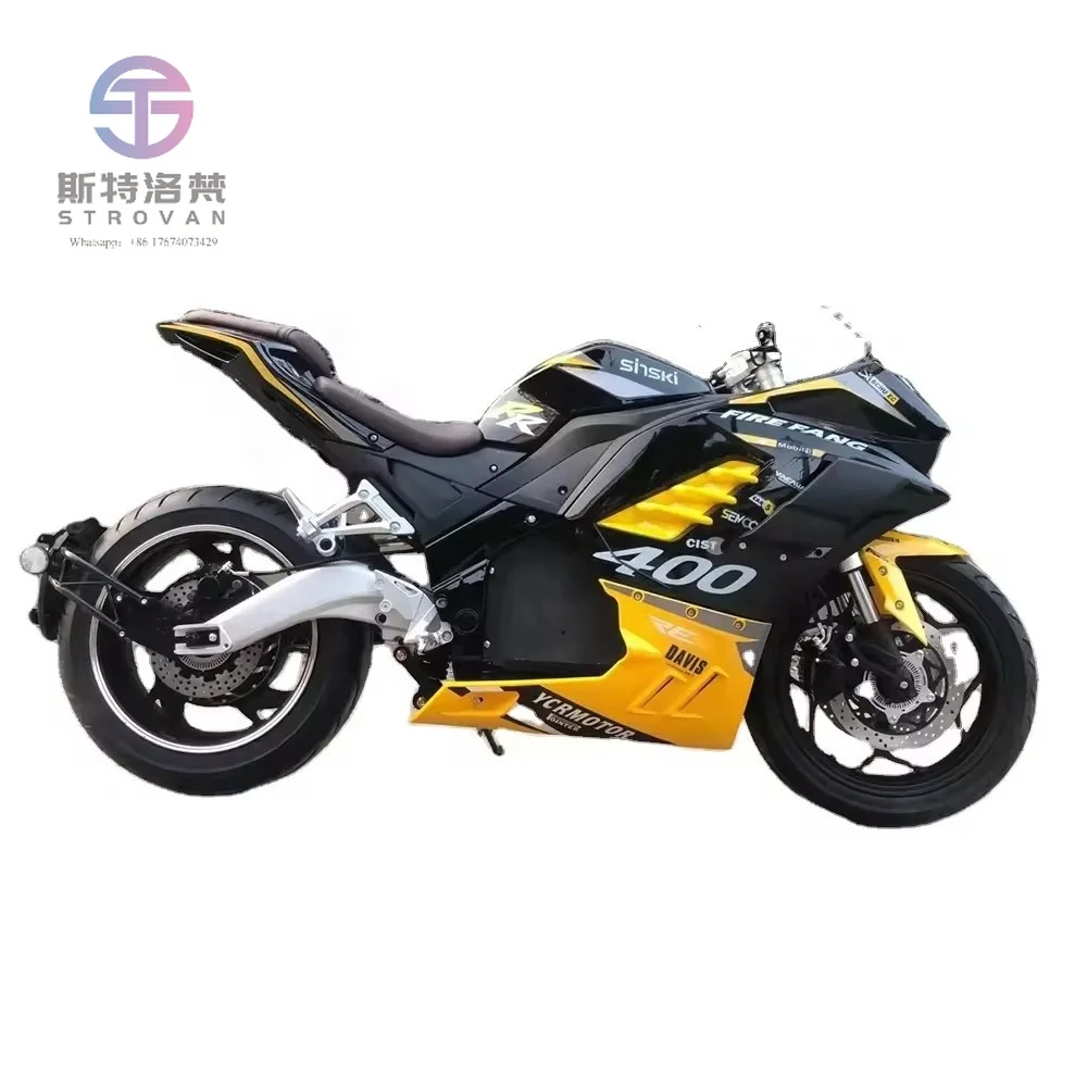 

Racing Electric Motorcycle Powerful High Speed Electric Bikes Heavy Motorcycle 100km/h-custom