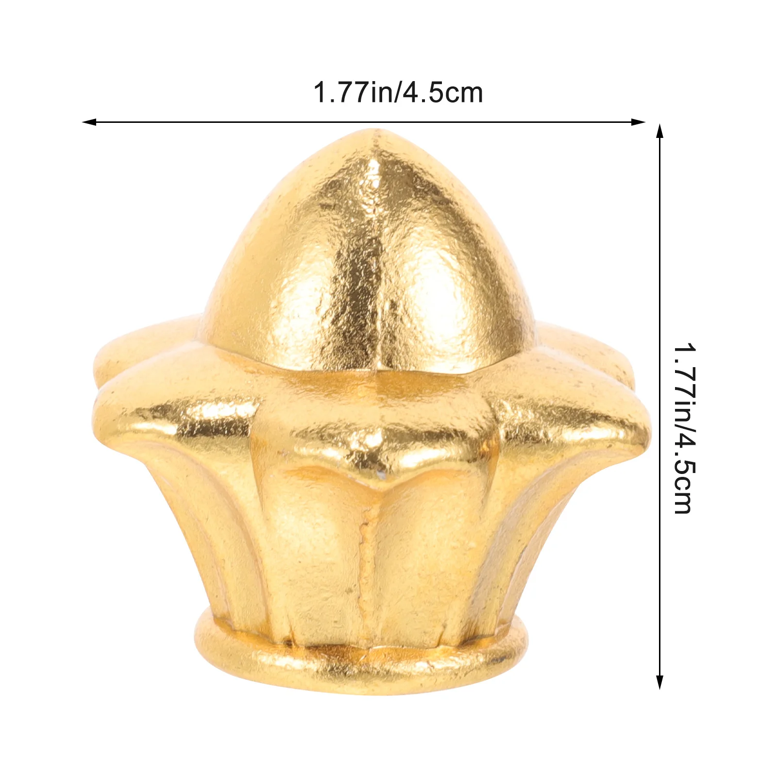 4 قطعة مصباح للزينة Finials أرضية معدنية مكتب الجدول مصباح قبعات نهائية تصميم أنيق فريد ل عاكس الضوء العلوي Finials للمصابيح