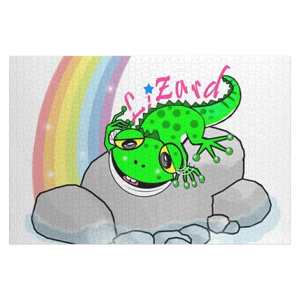 

Lizard Jigsaw Puzzle Custom Jigsaw Personalized Baby Object Personalized Kids Gifts Woods For Adults Puzzle
